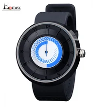 2017 hommes de cadeau enmex hommes femmes creative hot fire design montre-bracelet respirer librement sangle sport mode casual montres à quartz
