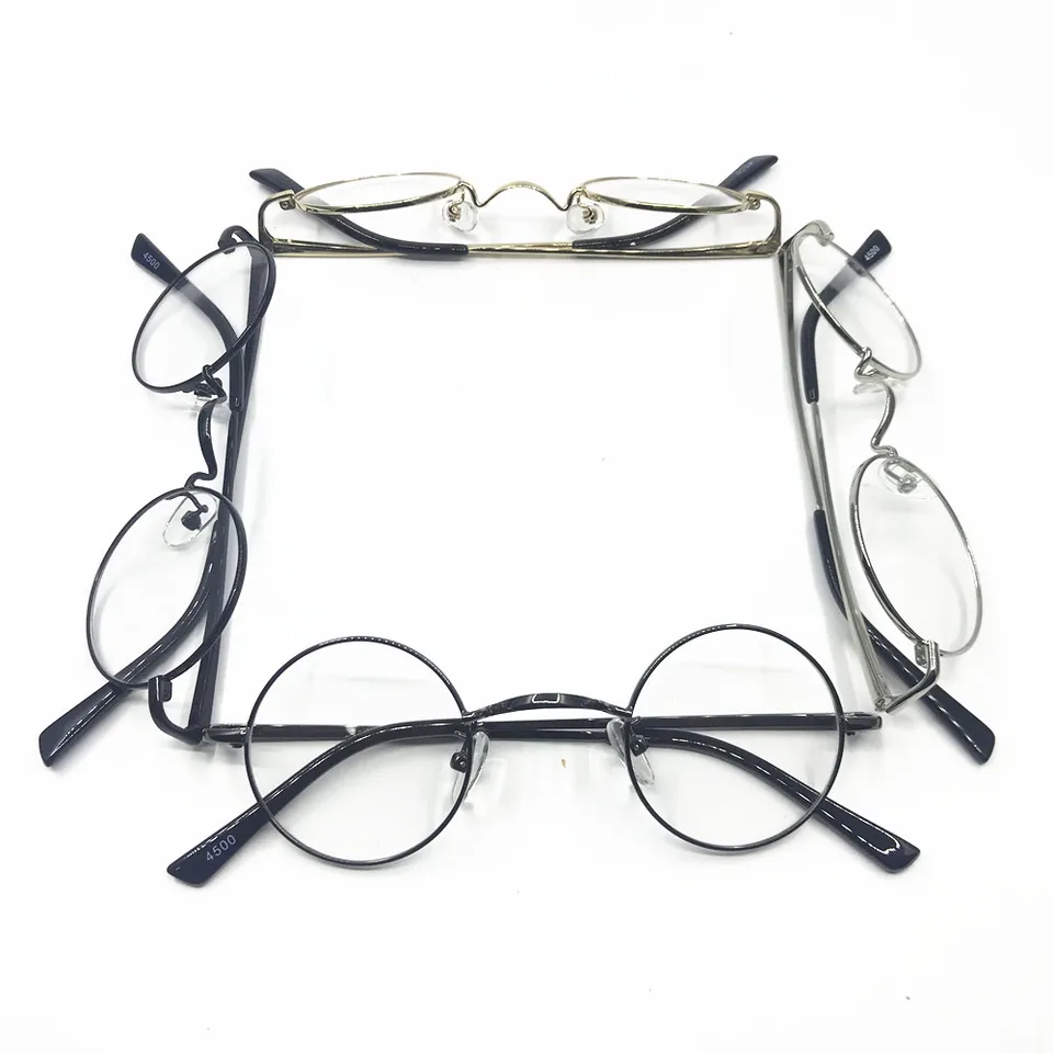 JM 3 Pack Occhiali Da Lettura Rotondi Vintage Cerniera A Molla Per Lettori Uomo Donna 2.5 Mix Di Colori - Foto 10