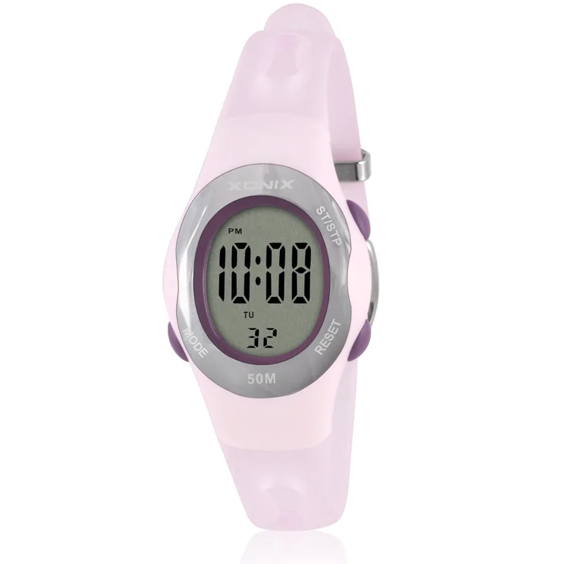 Прецизионные модные женские часы цифровые водонепроницаемые 50 м короткие женские спортивные часы платье для девочек часы Relogios Femininos для плавания FW