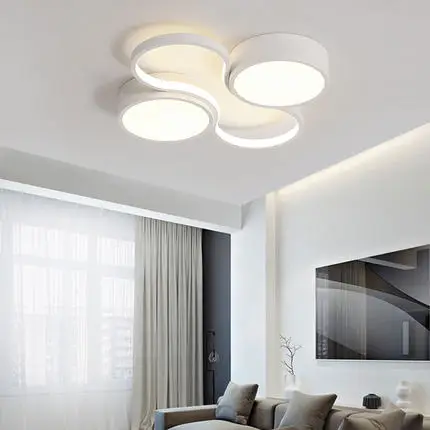 Светодиодный светильник-люстры, современный светильник для гостиной, художественный дизайн, для спальни, кухни, поверхностное крепление, заподлицо, панель дистанционного управления dero