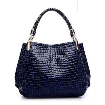 

Alligator Leather Women Handbag Bolsas De Couro Fashion Famous Brands Shoulder Bag Ladies Bolsas women bag Casual Tote