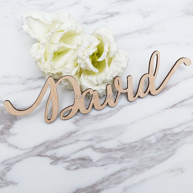  Custom Name Place Setting Laser Cut Names Custom Place Settings Custom Table Settings Wood Plate Na