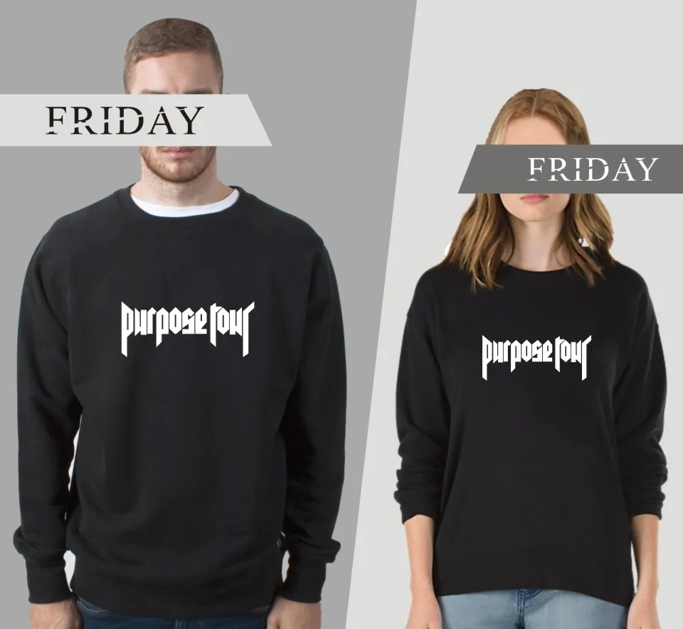 Hoodie Hip Hop Pullover New Arrival Men Purpose Tour Hoodies And Sweatshirts Justin Bieber Purpose Tour Sweatshirt Men