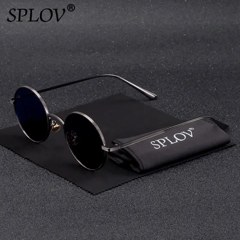 SPLOV Vintage Men Sunglasses Women Retro Punk Style Round Metal Frame Colorful Lens Sun Glasses Fashion Eyewear Gafas sol mujer coach sunglasses Sunglasses