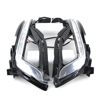 

New Led Daytime Running Light DRL Fog Lamp White For Hyundai Sonata9 2015 2016