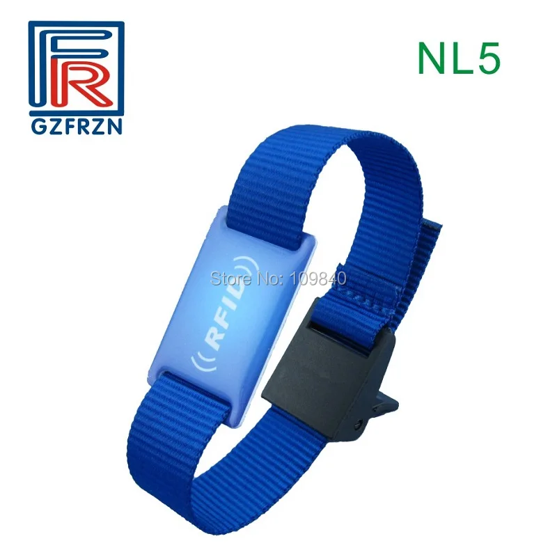 

1pcs RFID wristband sample for test 125khz chip