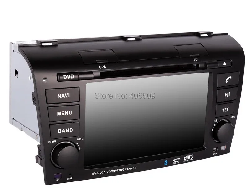 Flash Deal Android 7.1 Car DVD Player for Mazda 3 Mazda3 2004-2009 with GPS Navigation Radio BT SD USB AUX MP3 WIFI Audio Stereo 4Core+2G 4