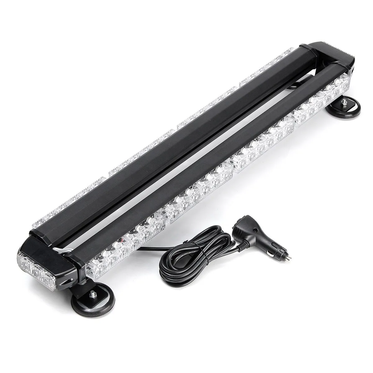

CAR 54 LED Amber Double Side Traffic Advisor Strobe Emergency Flash Light Bar Universal Vehicle Warning Light