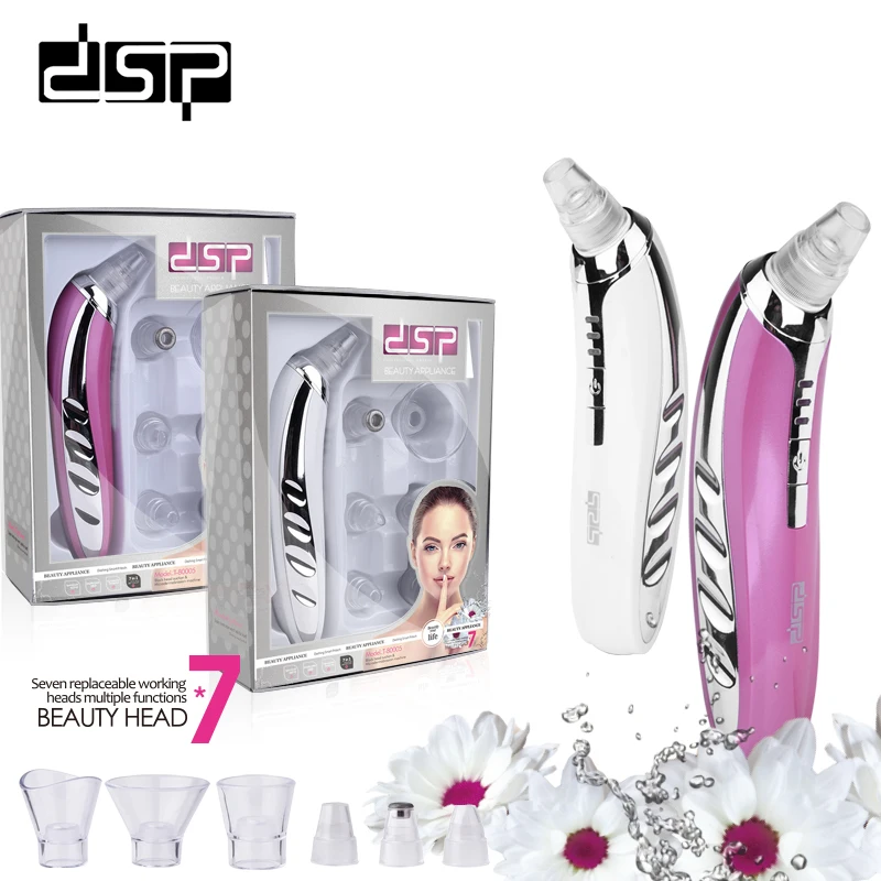 DSP Blackhead remover Dermabrasion Removal Scar Acne Pore Peeling Face Clean Facial Skin rechargeable Vacuum Cleaner Suction |