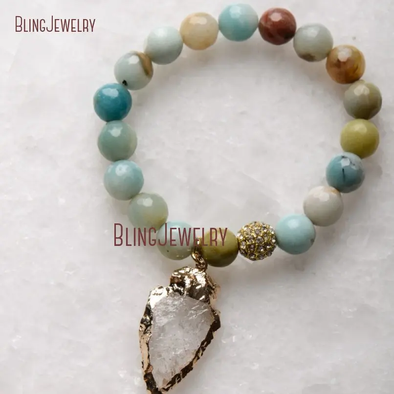 20181201-BM17426-Latest  Arrowhead Clear Crystal Bracelet On Sale_28