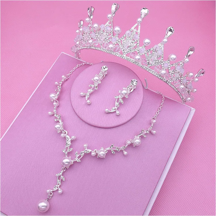

Fashion Alloy Women's Jewelry Sets Bridal Wedding Jewelry Sets Evening/Party Jewelry 3 Piece Necklace Earrings Tiara J806017