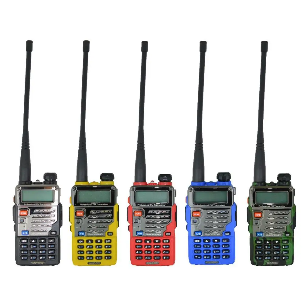 

HOT 02M PCS 2PCS BF-UV5RE Portable Dualband Two-way Wireless Comminication FM Radio Walkie Talkie