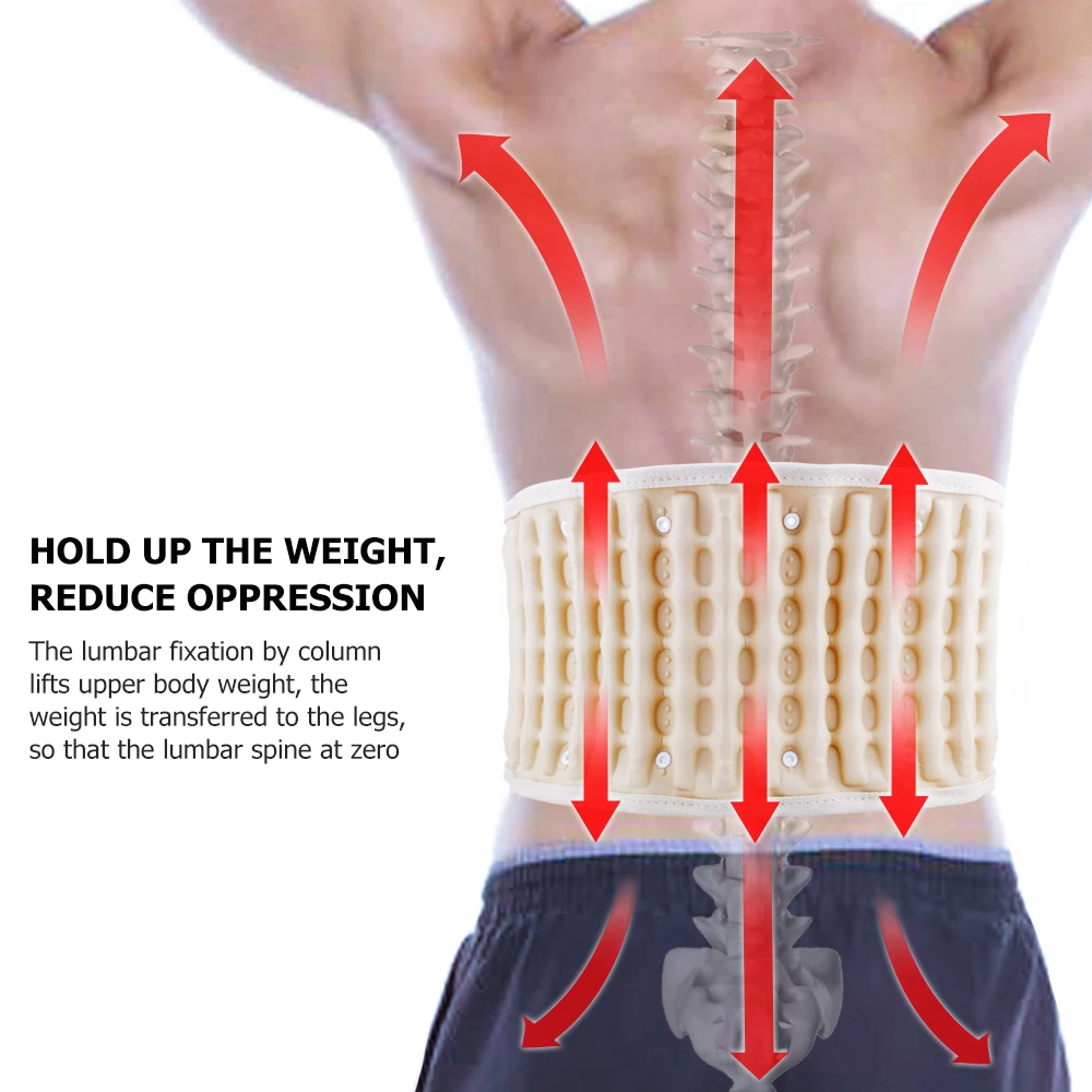Фиксатор поддержки пояса уход декомпрессия спины облегчение талии тяга боли в спине Тепловая терапия массажер для боли инструмент для ухода за костями