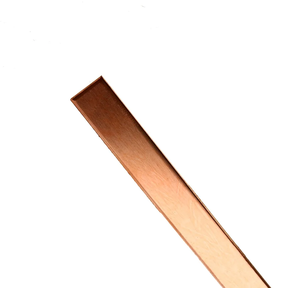 

1pc Copper Strip T2 Cu Metal Copper Bar Plate with High Purity 2mm Thickness 10x250mm For DIY CNC Parts
