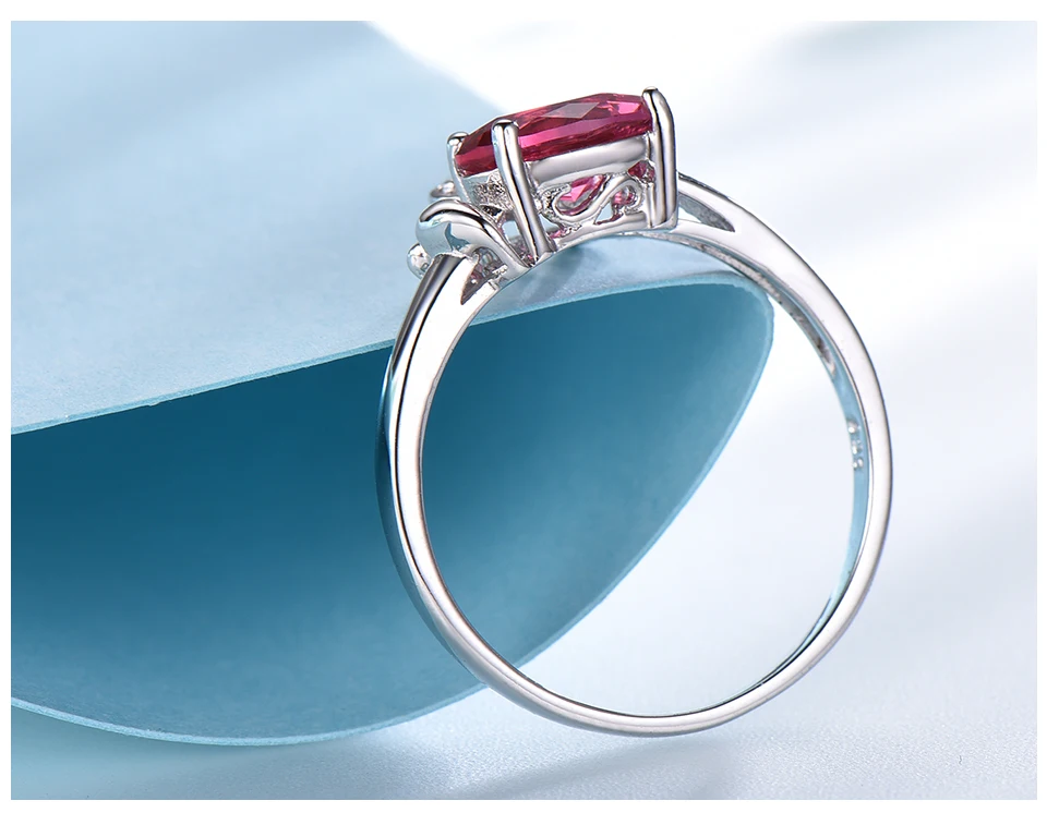 UMCHO  Ruby 925 sterling silver rings for women RUJ088R-1-PC (5)