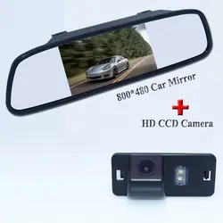 Продвижение Ночное Видение автомобиль SONY CCD заднего вида Камера с ЖК-дисплей автомобиля Мониторы Камера для BMW 1357 серии X3 X5 X6 z4 E39 E53 E46