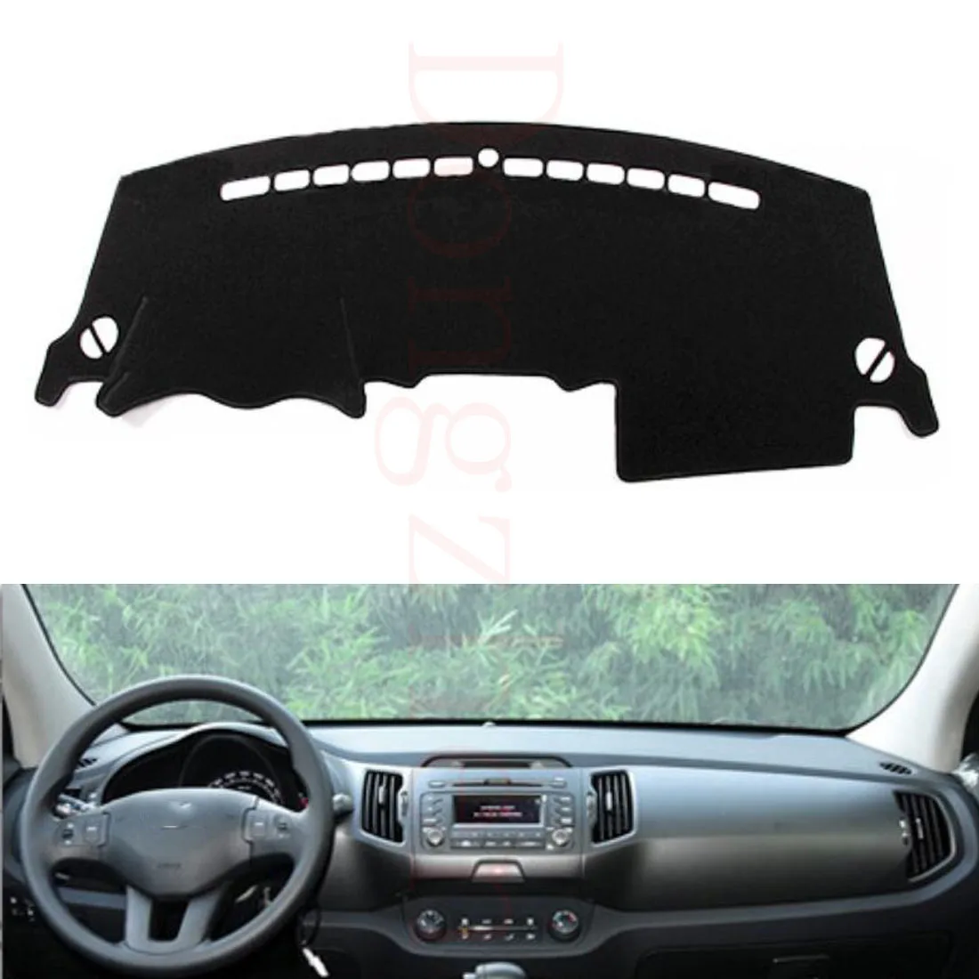 

Dongzhen Car Dashboard Mats Cover Fit For Kia Sportage R 2010-2015 Avoid Light Pad Instrument Platform Dash Board Cover Carpet