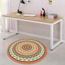 Богемская текстура 60 см 70 см 80 см круглый стол наклейка для ремонта скатерть гостиная спальня водонепроницаемый ПВХ пленка наклейки на пол