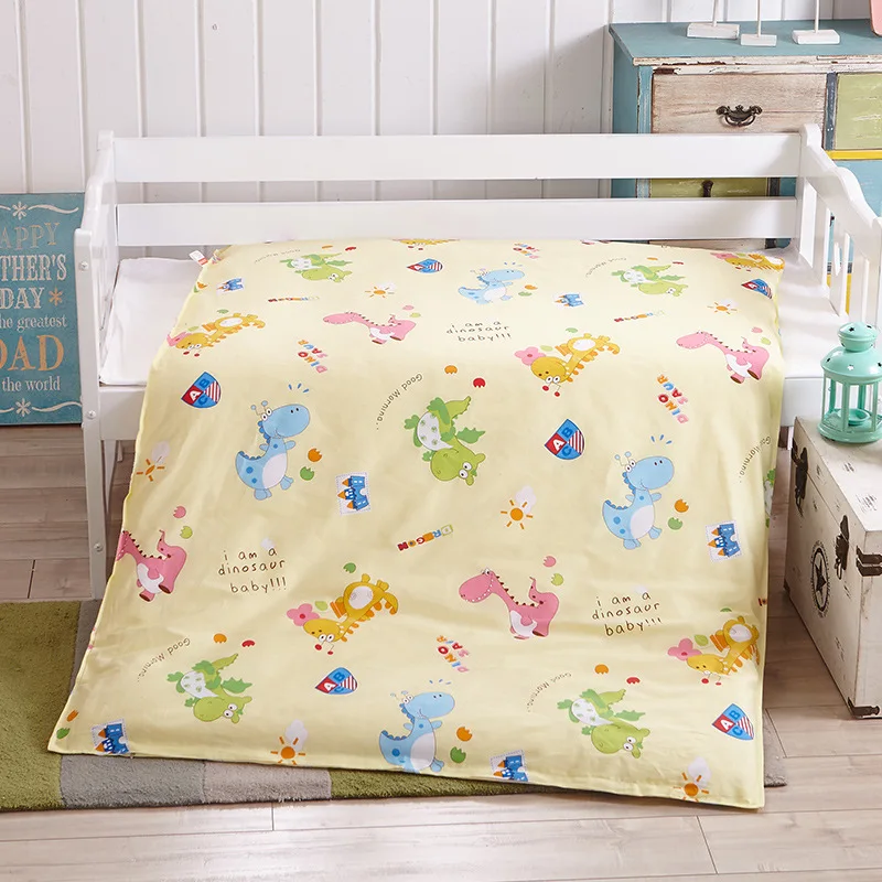 

115*150cm Full Cotton Children's Quilt Kids Crib Quilt Cover Baby Sleeping Bag Winter Envelope For Newborns