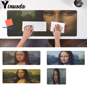 

Yinuoda Mona Lisa Leonardo Da Vinci DIY Design Pattern Game mousepad Size for 180*220 200*250 250*290 300*900 and 400*900*2mm