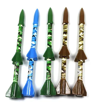 

3pcs/lot 0.38mm Creative Missile Model Neutral Pen Rocket Neutral Fountain Pen Strange School Office Stationery