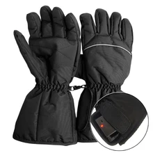 New Gloves Electric font b Battery b font Heated Gloves Sport Temperature Control Rechargeable For Motorcycle