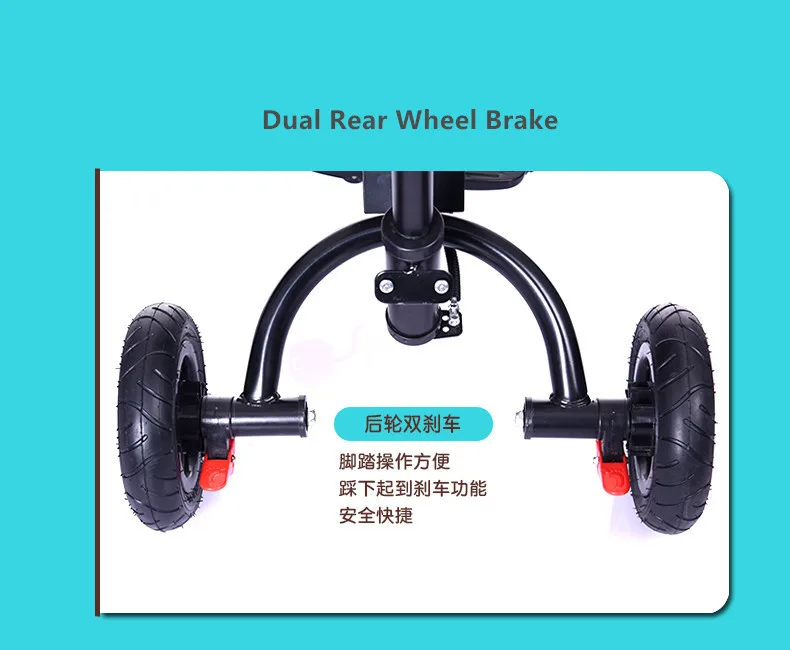 Cheap New Brand 1-6 Years Child Tricycle High Quality Swivel Seat Child Tricycle Bicycle Baby Buggy Stroller Bmx Baby Car Bike 24