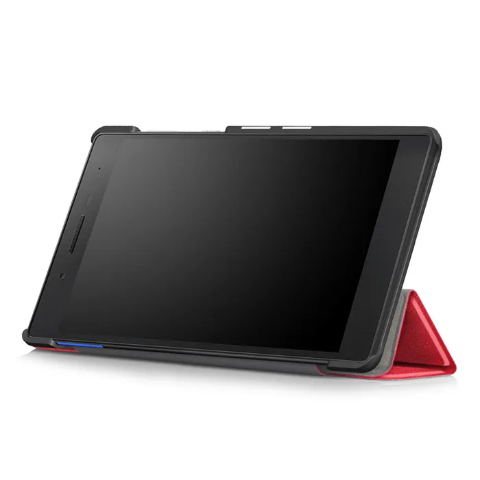 100 шт. PU Стенд чехол для Lenovo tab4 Tab 4 7 Essential TB-7304 tb-7304f tb-7304i tb-7304x " Планшеты(tab7 важно