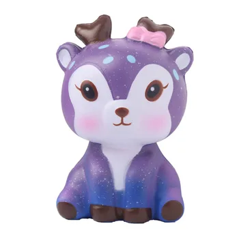 

11cm PU Squeeze Star Deer Slow Rebound Gift Toys for Children Squishy Toy Simulation Star Deer Anti-stress Reliever Toys