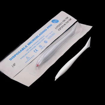 

Wholesale 10pcs Sterilized Disposable Microblading Pen Manual Eyebrow Tattoo Tebori Pen Microblading Hand Tools for sale