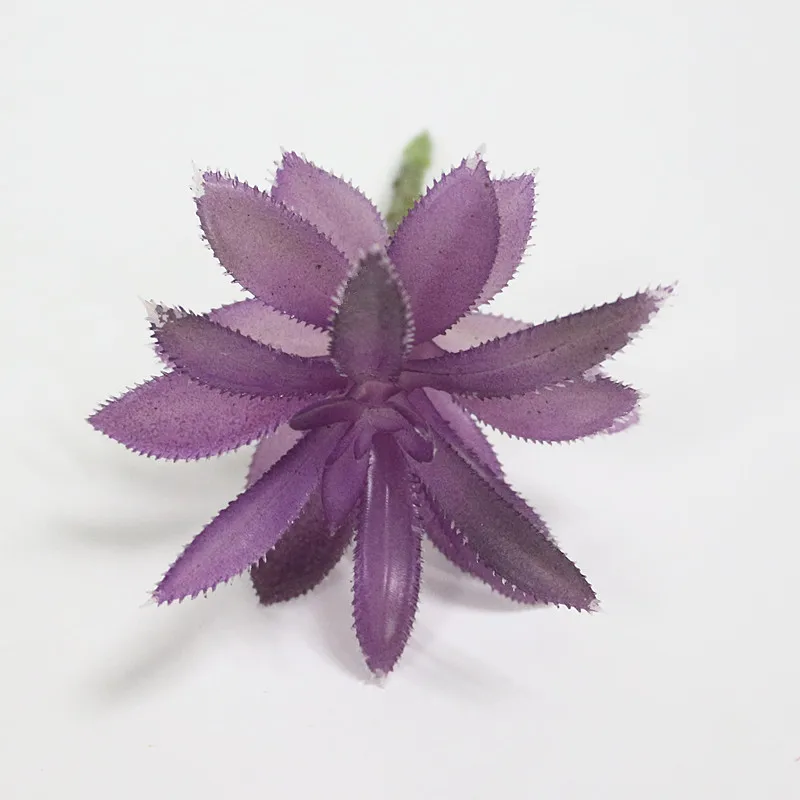 Flone High Quality Artificial Plants Succulents Lotus Mini Green Simulation Plant Home Office Garden Fake Flower Decoration (8)