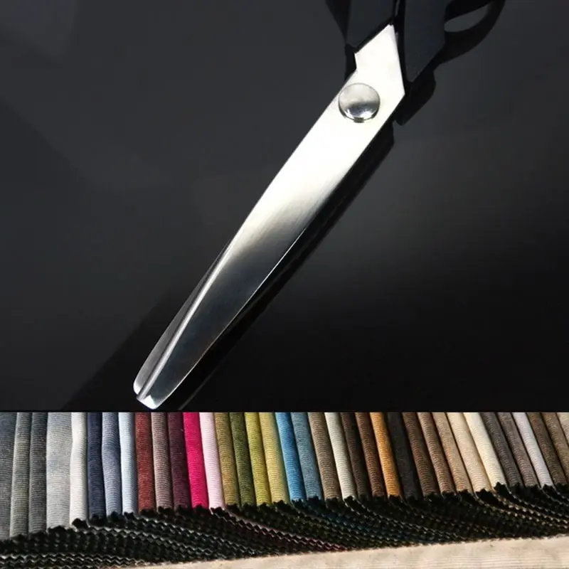 23.5cm Zig Zag Sewing Cut Dressmaking Tailor Shear Pinking Scissor Leather Craft