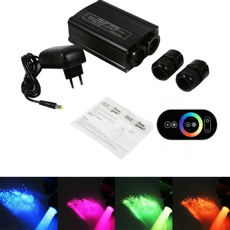 32W RGB LED Fiber Optic Engine Driver double head Ceiling star Light Engine Driver Generator 2