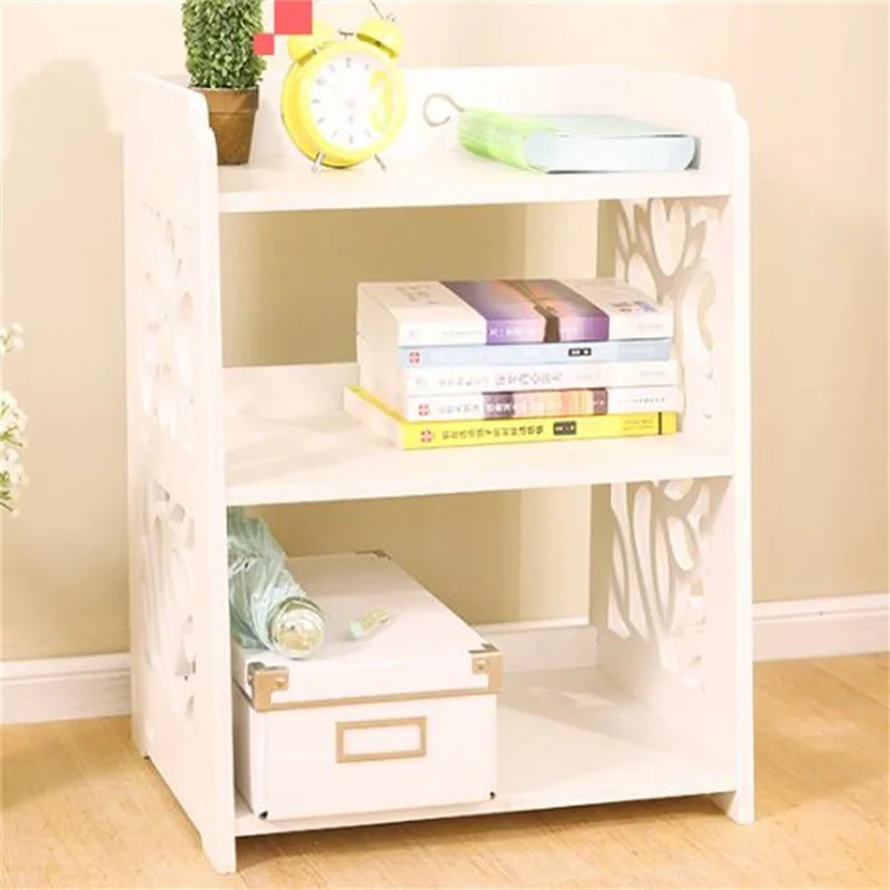 40x30x50 CM Moderna Estante Dupla Camada Estante Mesa De Cabeceira De Madeira Mesa Lateral Sofá Sala de estar Armário de armazenamento