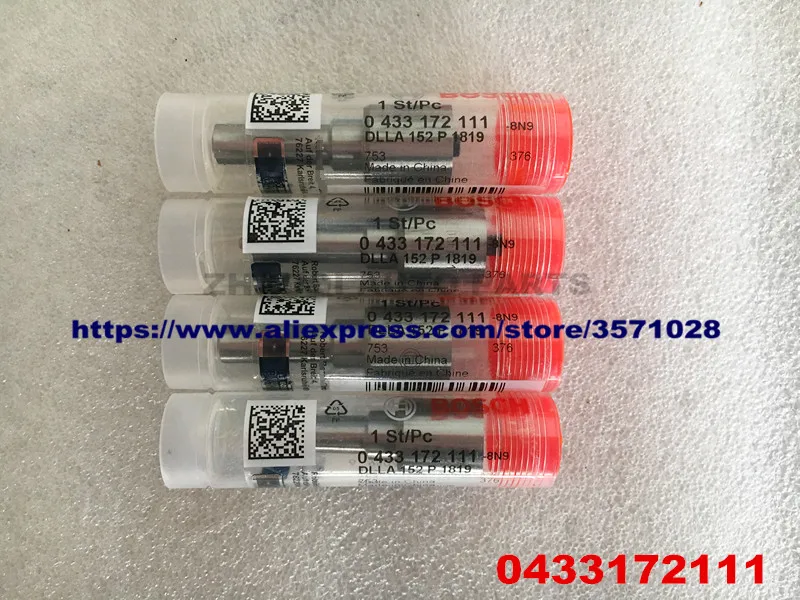На 100% подлинный и новый сопло common rail Assy 0433172111 DLLA 152P1819 DLLA152P1819 для WEICHAI: 612600080618 |