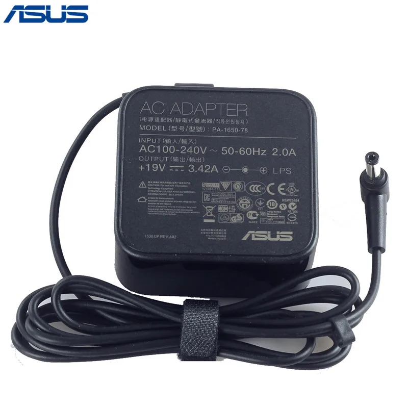 Asus 19V 3.42A 65W 5,5*2,5mm PA-1650-78 AC зарядное устройство адаптер для ноутбука Asus