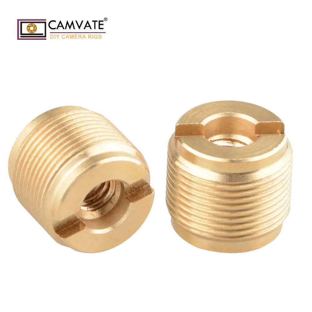 Адаптер CAMVATE Female с 1/4 &quot 20&quot на 5/8 27 Штекерный 2 шт. микрофон C1704 аксессуары для