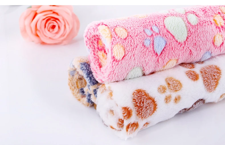 Pet Coral Fleece Bed Blanket Breathable Soft Sleeping Mat For Medium Small Cats Dogs Autumn Winter Warm Dog Cushion Sleeping Bed (9)