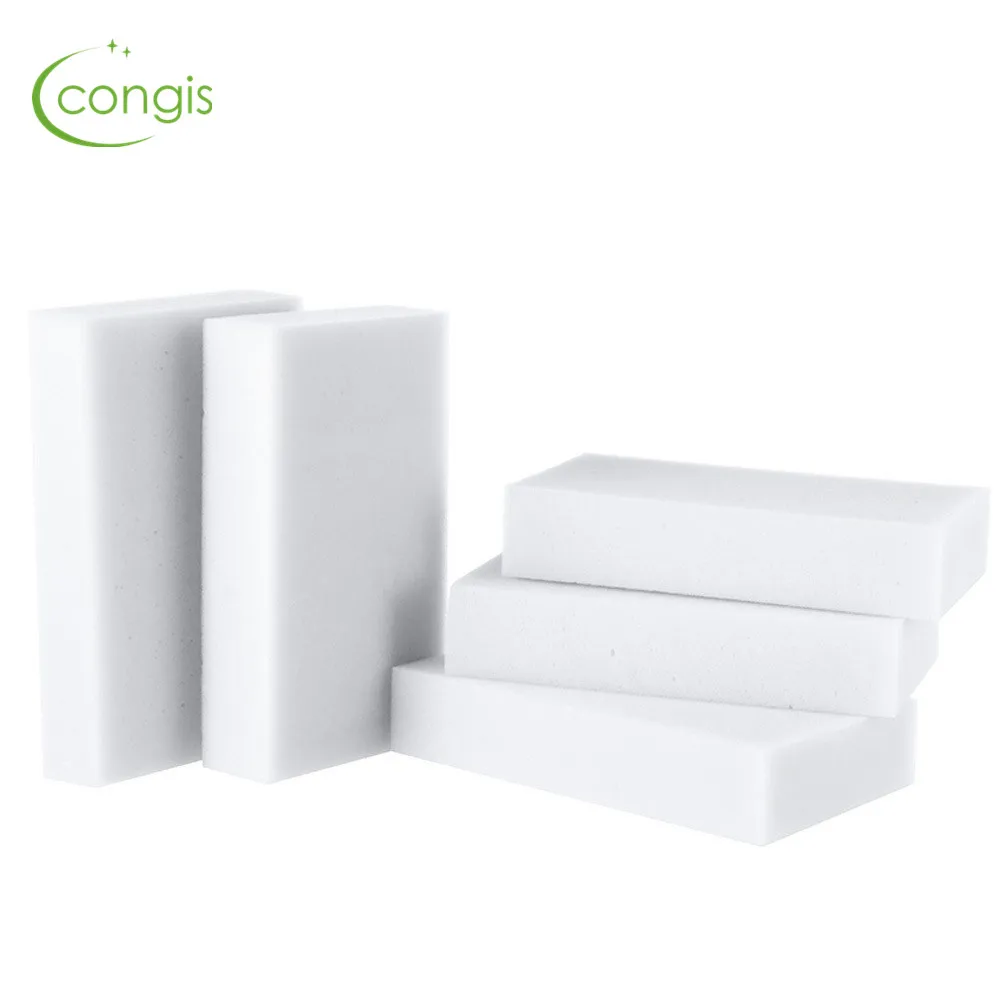 

Congis 100Pcs/lot 100*60*20 High Quality Magic Clean Sponge Melamine eraser Cleaner,Bathroom kitchen Accessories Cleaning Tools