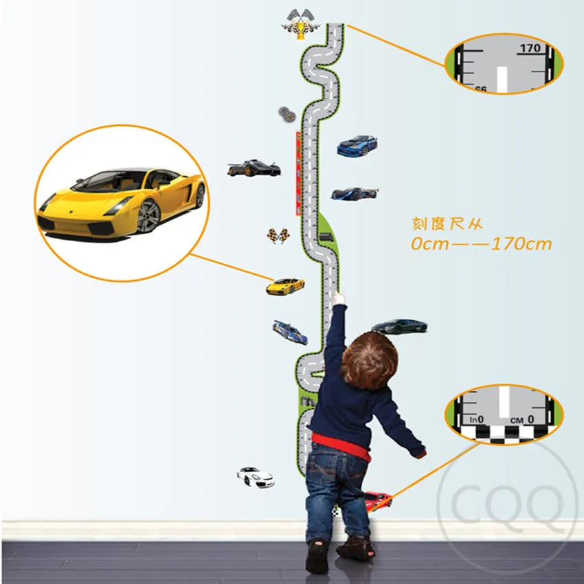 

cars height sticker wall stickers for kids rooms boys growth chart stadiometer kids wall stickers height ruler AY7067