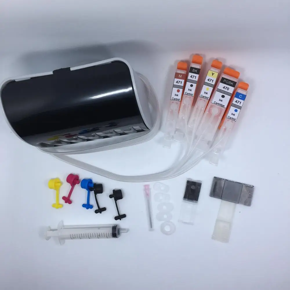 YOTAT PGI470 CISS ink cartridge PGI 470 XL CLI 471 for Canon PIXMA MG7740 MG6840 MG5740 printer