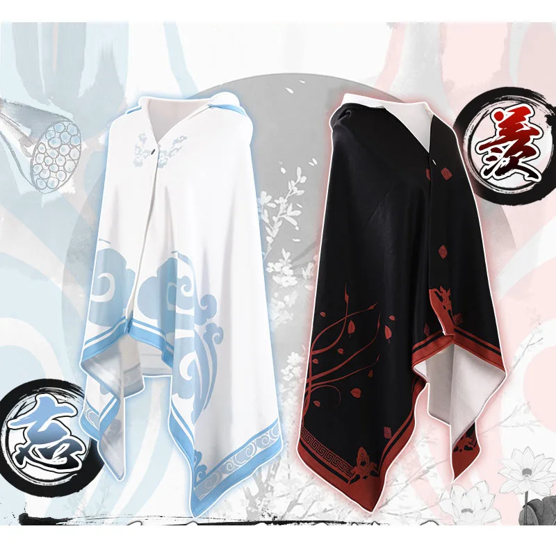 Grandmaster of Demonic Cultivation Wangji Wei Wuxian Cosplay Coat Cloak Home Sha | Тематическая одежда и униформа