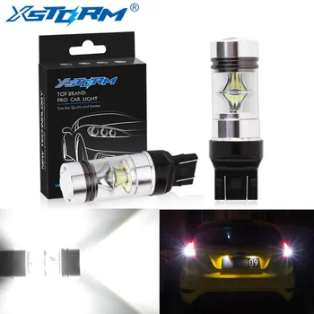 

2Pcs T20 W21/5W Led Bulb 7443 Led 580 Car Brake Reverse Backup Light Auto Parking DRL Fog Light Driving Lamp 6000K White 12V-24V