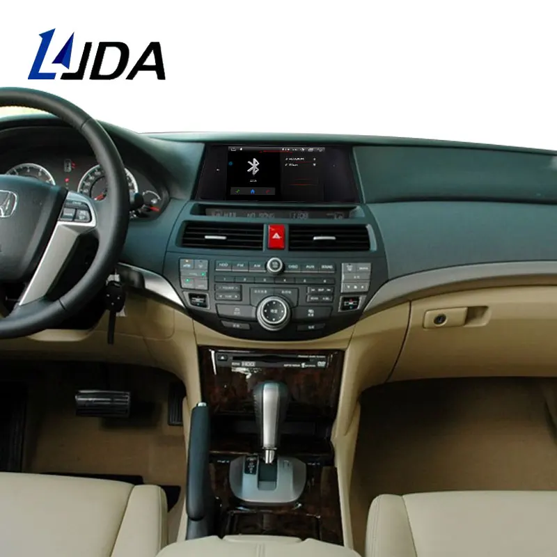 Excellent LJDA 1 Din Android 9.1 Car Radio For Honda Accord 2008-2015 WIFI Car Multimedia Player Stereo GPS Navigation DVD IPS Auto Audio 5
