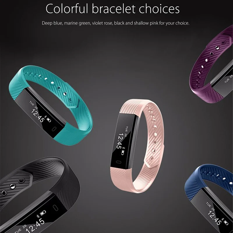smart watch band bracelet wristband ID115 smartwatch (22)