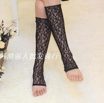 

new arrival Hot-selling gauze lace ankle sock calf step on the foot female socks leg cover sexy black lace socks Hosiery