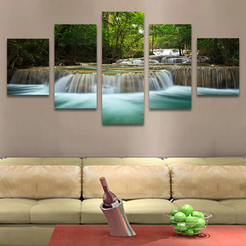 5-Panel-Waterfall-Painting-Canvas-Wall-Art-Picture-Home-Decoration-Living-Room-Canvas-Print-Painting-Large (2)