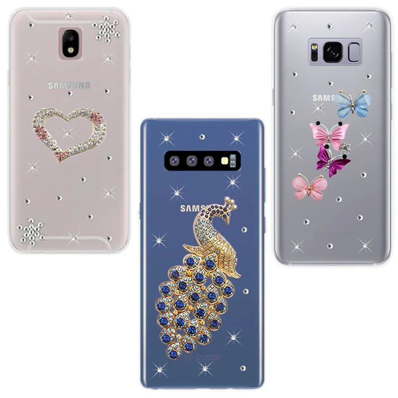 Чехол для телефона Samsung Galaxy S8 S9 J4 J6 Plus S10 S10e A50 M20 A7 2018 J2 Core J7 Neo 2017 J5 Prime J3 2016 прозрачная