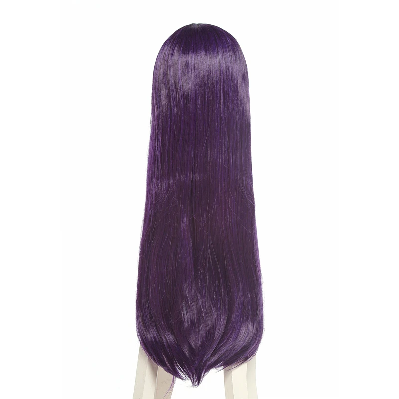 L-email парик Saenai Heroine no Sodateka Utaha Kasumigaoka Косплей парики длинные темно-фиолетовые синтетические волосы Perucas Косплей парик