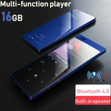 Ультратонкий Динамик MP3Player bluetooth тонкий видео Радио FM плеер для 128 Гб Micro SD карт воспроизведения музыки раз 60 часов плеер